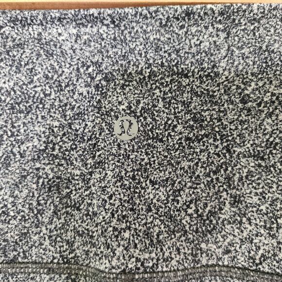 Lululemon Wunder Under High Rise Pant Abstract Spray Jacquard White Black 4 - Picture 5 of 7